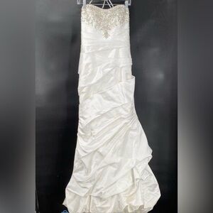 Allure Bridals Strapless Wedding Gown
